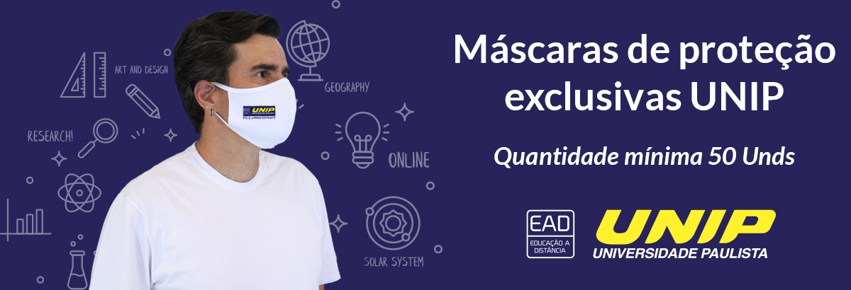 MÁSCARAS DE PROTEÇÃO UNIP