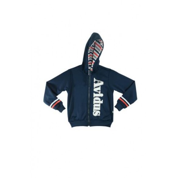 CASACO COM ZIPER E CAPUZ AVIDUS