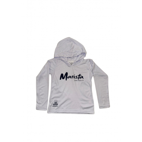 BABY LOOK ML COM CAPUZ MARISTA