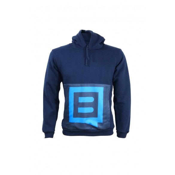 BLUSÃO DE MOLETOM BLUE