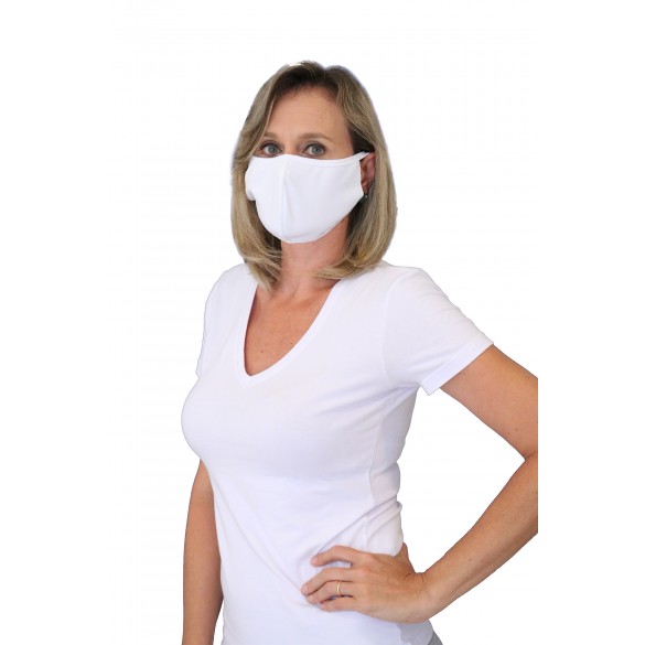 PACK 3 MÁSCARA DE PROTEÇÃO ANATÔMICA - BRANCAS