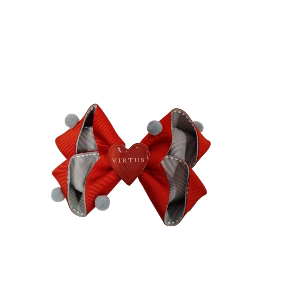 LACO GABRIELA COM POMPOM  S B BORDO E CINZA