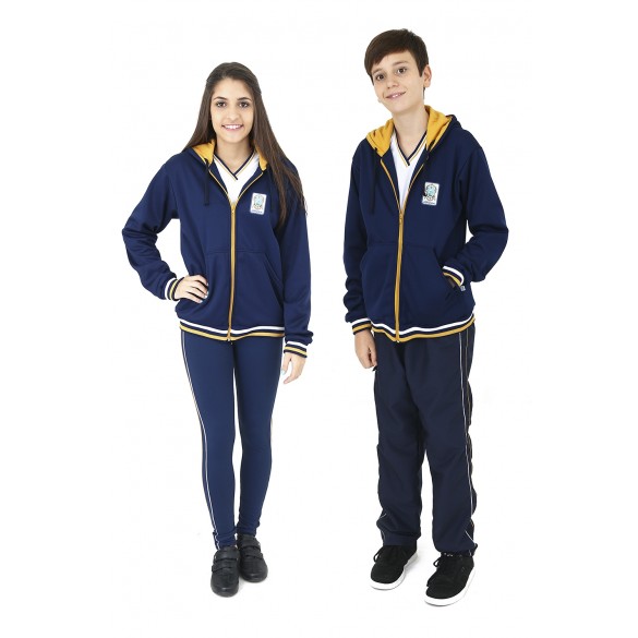 CASACO COM ZÍPER E CAPUZ DOROTEIA