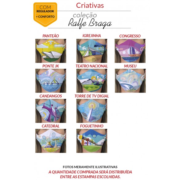 MÁSCARA DE PROTEÇÃO PREMIUM - RALFE BRAGA