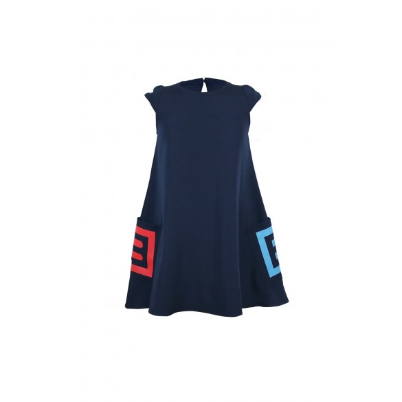 VESTIDO TRAPÉZIO BLUE