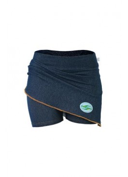 SHORT SAIA COTTON ÍNDIGO PÓDION 