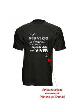 CAMISETA TRADICIONAL ATACADO - TODO SERVIÇO 