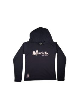 BABY LOOK ML COM CAPUZ MARISTA 