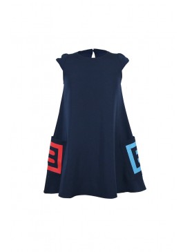 VESTIDO TRAPÉZIO BLUE 